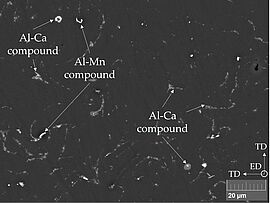 Magnesium alloy under the microscope