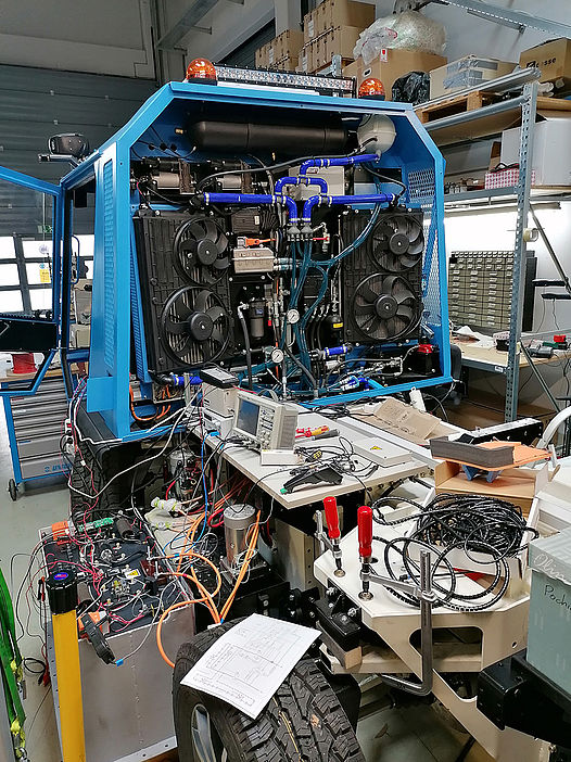 The EMPA-Trac in the laboratory