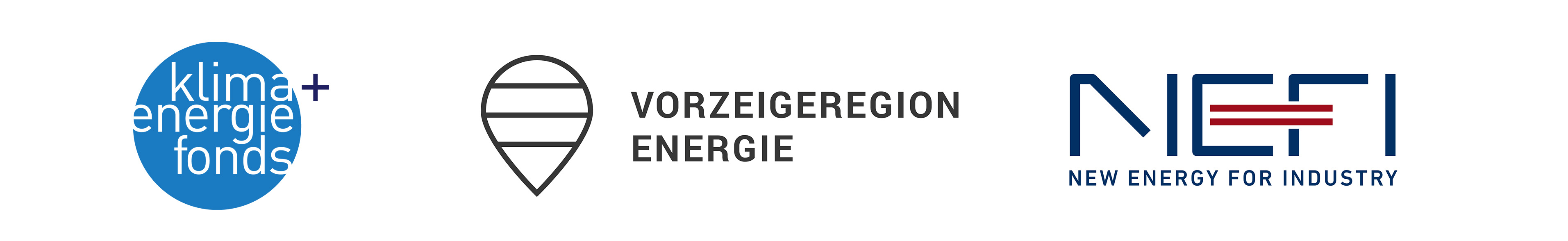 Logo of Klima und Energiefonds, Vorzeigeregion Energie and NEFI