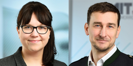 Foto der Projektkkordinatoren Dr. Carina Schlögl und Dr. Stephan Ucsnik