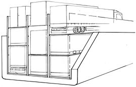 novel racking system for stacking containers and lorries