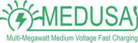 Medusa Logo: Multi-Megawatt Medium Voltage Fast Charging