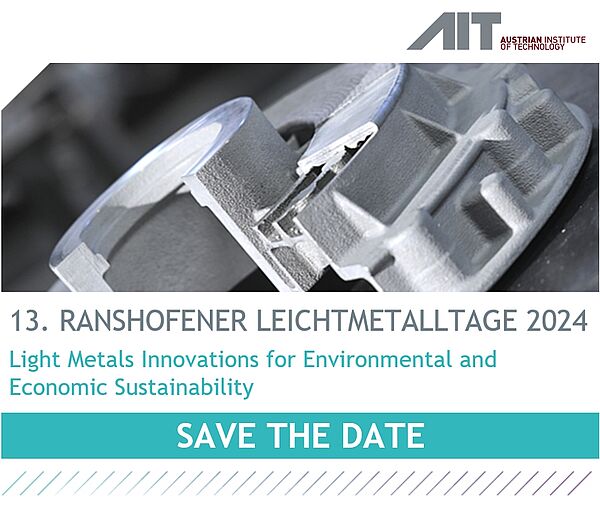 Save-the-Date-Grafik 13. Ranshofener Leichtmetalltage 2024