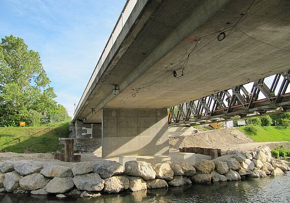 Brücke von unten aufgenommen